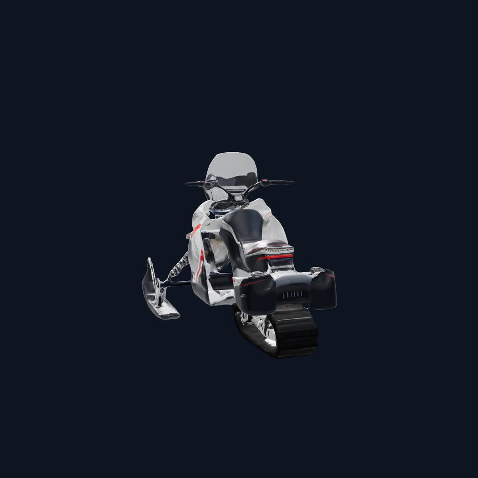 Snowmobile Model Pack HighDetail Design with LOD Options